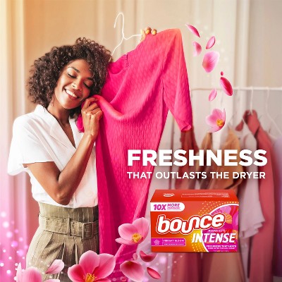 Bounce Vibrant Blooms Intense Dryer sheets - 80ct