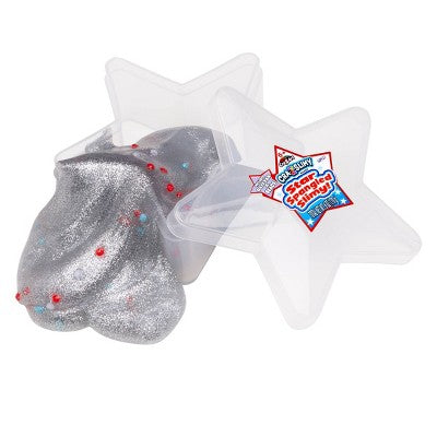 Cra-Z-Slimy Americana Star Spangled Slimy Container - Silver