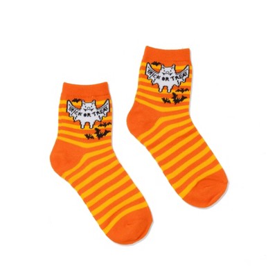 Kids' Halloween Socks Orange Stripe - Bullseye's Playground
