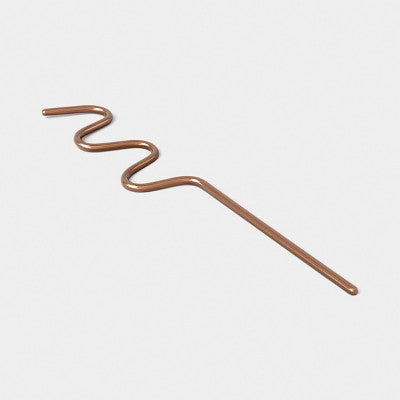 3pc Copper Metal Figural Pot Stakes - Threshold