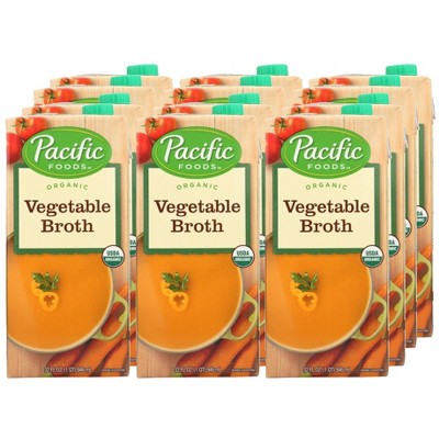 Pacific Foods Organic Vegetable Broth - Case of 12/32 oz (LOCAL PICKUP ONLY)