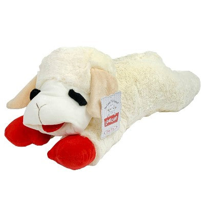 Multipet 18" Lamb Chop Interactive Plush Dog Toy: Squeaks, All Ages, Occupy and Cuddle