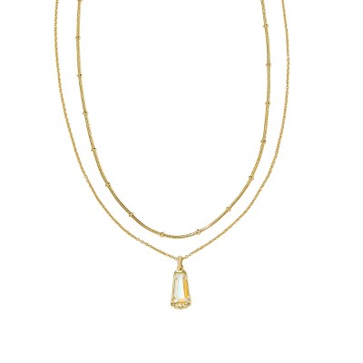 Kendra Scott Serena Multi-Strand Pendant Necklace - Dichroic