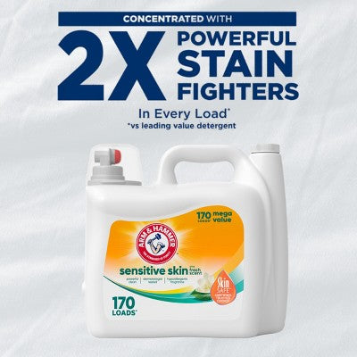Arm & Hammer Sensitive Skin Plus Liquid Laundry Detergent - 170 fl oz