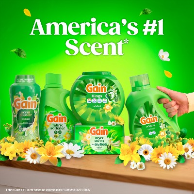 Gain Original HE Concentrated Liquid Laundry Detergent 32 Loads - 42 fl oz