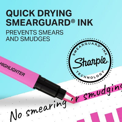 Sharpie Highlighter Clearview Stick 8ct