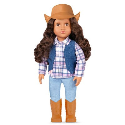Our Generation Carolyn 18" Cowgirl Doll in Western-Inspired Outfit