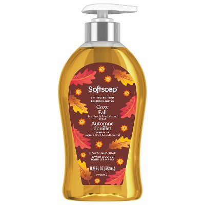 Softsoap Fall Seasonal Cozy Liquid Hand Soap - Jasmine and Sandalwood - 11.25 fl oz