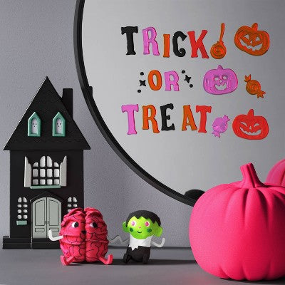 24ct Halloween Gel Window Clings Trick or Treat - Hyde & EEK! Boutique