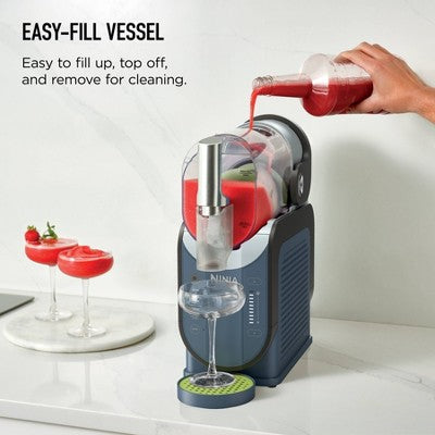 Ninja SLUSHi 88oz Professional Frozen Drink Maker with RapidChill Technology 5 Preset Programs Denim FS301ND (LOCAL PICKUP ONLY)