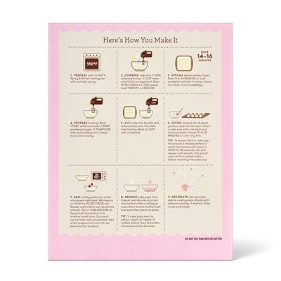 Valentine's Cake Pop Mix Kit - 11.75oz/8ct - Favorite Day