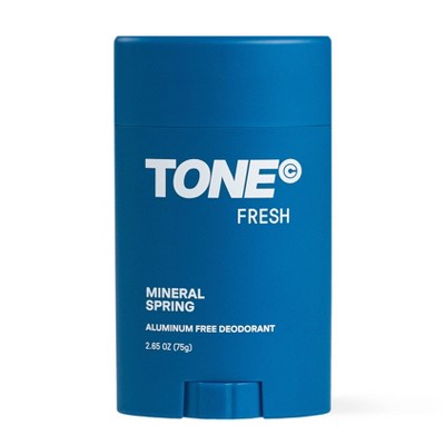 TONE Aluminum-Free Deodorant - Fresh - 75g: Solid, Paraben-Free, Dry Skin, Travel Size