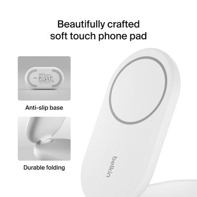 Belkin Qi2 2-in-1 Stand - White