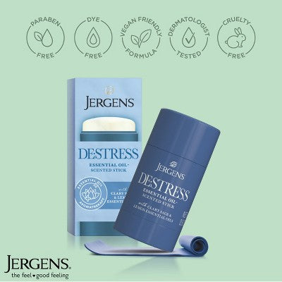 Jergens De-Stress Essential Oil Balm Stick - Scented - 0.9oz