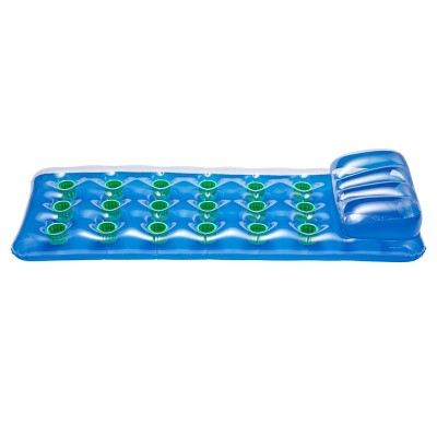 Pocket Lounge Pool Lounger - Sun Squad Blue