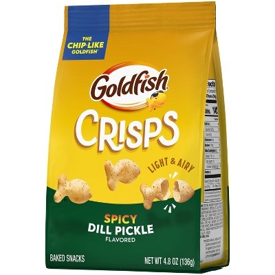 Goldfish Spicy Dill Pickle Crisps - 4.8oz