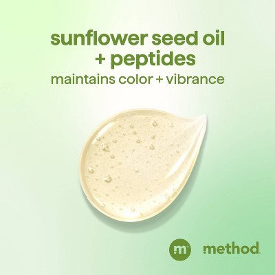 Method Mindful Matcha Color Protecting Shampoo Sulfate & Silicone Free - 14 fl oz: Paraben-Free, Liquid Hair Shampoo