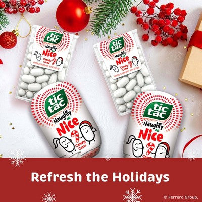 Tic Tac Mint Candy Cane Mints - 0.84oz