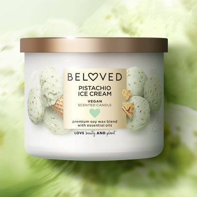 Beloved Pistachio Ice Cream 2-Wick Candle - 11.5oz