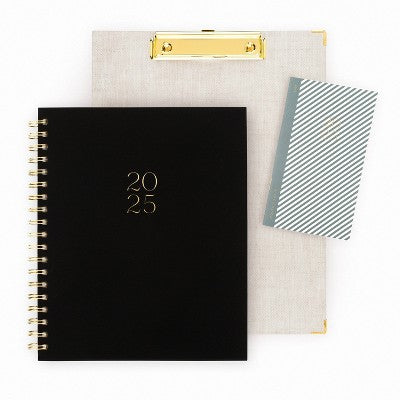 Sugar Paper Essentials 2025-26 Monthly Planner 3.75"x6.25" Deep Green: Adult Agenda, Non-Toxic, Acid-Free, Rounded Corners