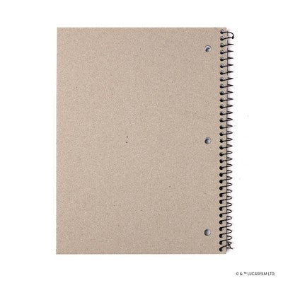 Yoobi Star Wars 1 Subject Notebooks 8"x10.5" Wide Ruled with Pen Darth Vader, School Supplies