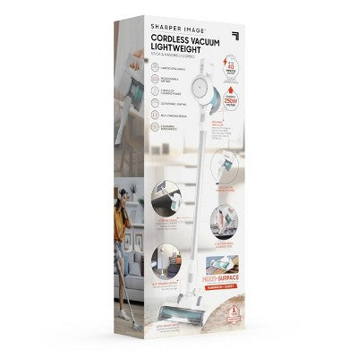 Sharper Image Cordless Vacuum Lightweight Stick and Handheld Combo White (LOCAL PICKUP ONLY)