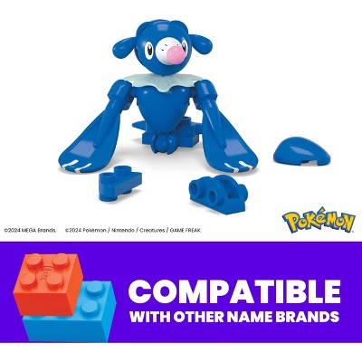 MEGA Pokemon Poplio Building Toy Kit Poseable Action Figure 24pc