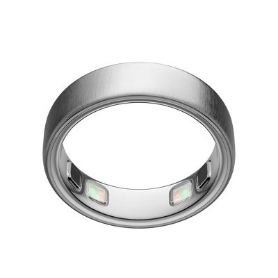 Oura Ring 5 Brushed Silver - Size 9