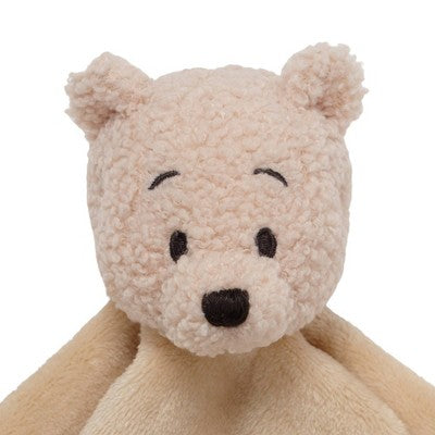 Bedtime Originals Disney Baby Winnie the Pooh Embroidered Security Blanket/Lovey: Fleece, 12" x 12", Animals Pattern