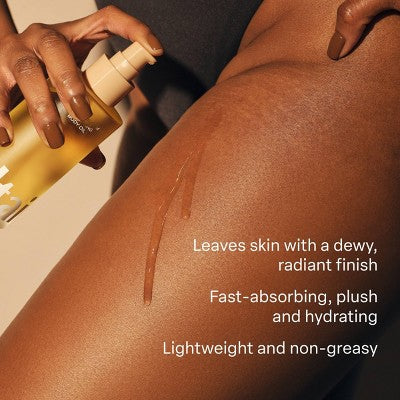 Saltair Nourishing Body Oil for Dewy and Glowing Skin - Salt Water Vanilla - 4 fl oz: Glass Bottle, Normal to Dry Skin
