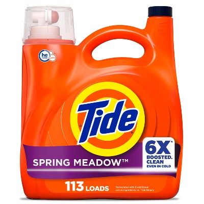 Tide Spring Meadow HE Deep Cleaning Concentrated Liquid Laundry Detergent 113 Loads - 149 fl oz
