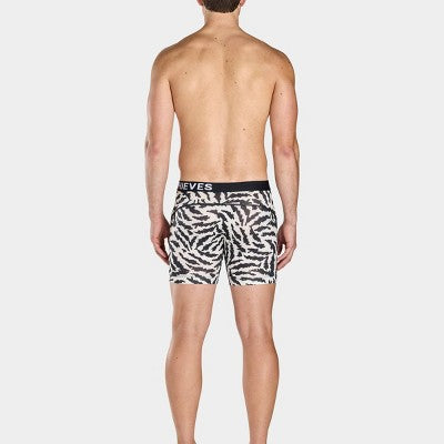 Pair of Thieves Men's Wht Zebra 2pk Sport Boxer Briefs - Black L