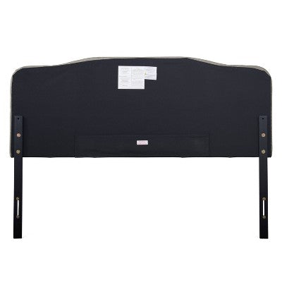 Home Design Queen Angela Headboard Warm Gray (LOCAL PICKUP ONLY)