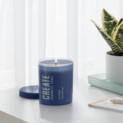 Create Kiwi Oakmoss Jar Candle 12oz - Room Essentials