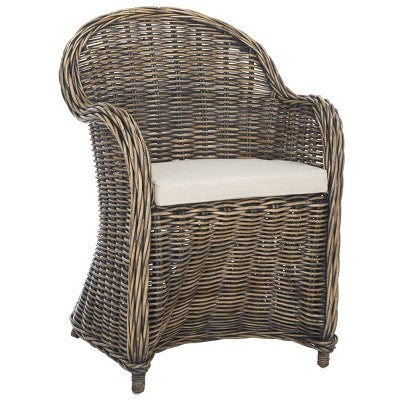 Callista Club Chair - SEA7001 - Black Wash - Safavieh (LOCAL PICKUP ONLY)