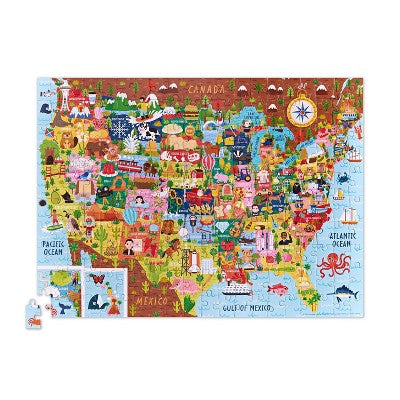200 Pc USA Shaped Puzzle