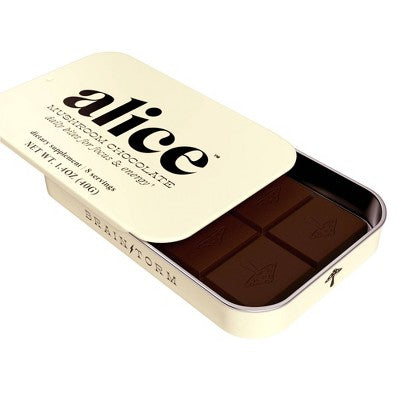 Alice Mushrooms Brainstorm Mushroom Dietary Supplement Chocolates - 8ct