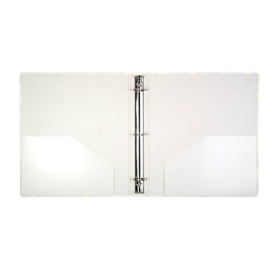 Yoobi Evolve 1" Ring Binder Light Blue Graphic Floral