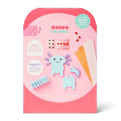 3ct Valentine's Craft Paper Accordion Animal Activity Kit - Mondo Llama