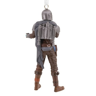 Hallmark Star Wars: The Mandalorian Christmas Tree Ornament: Din Djarin Figure, Indoor Decoration