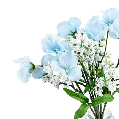 Potted Florals Blue - Bullseye's Playground