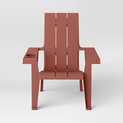 Resin Stackable Adirondack Chair Cinnamon - Room Essentials (LOCAL PICKUP ONLY)