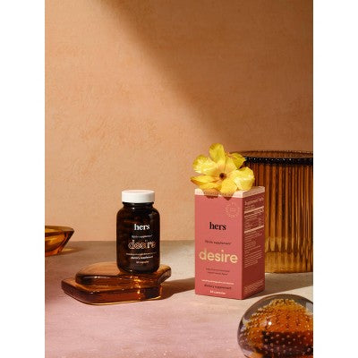 hers Desire Libido Supplement Capsules - 60ct