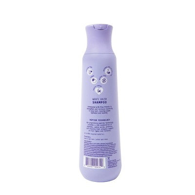 V&Co. Beauty Wavy Hair + Peptide Shampoo 12 fl oz