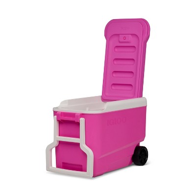 Sun Squad Wheelie 53 Cans/38qt Rolling Cooler - Pink Fizz (LOCAL PICKUP ONLY)