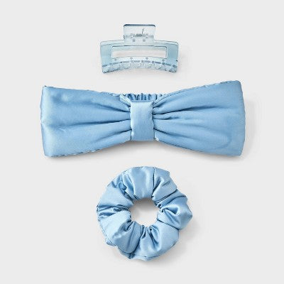 Spa Hair Set 3pk - A New Day Blue