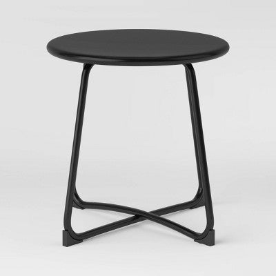 3pk Metal Mesh Patio Small Space Chair and Accent Table Set: Fade-Resistant - Room Essentials (LOCAL PICKUP ONLY)