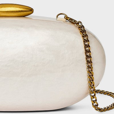 Organic Minaudiere Clutch - A New Day Pearl