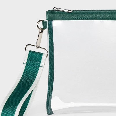 Game Day Clear Wristlet Clutch - Wild Fable Green