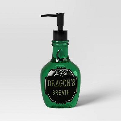 Halloween 'Dragon's Breath' Potion Bottle Glass Soap Pump - Hyde and EEK! Boutique
